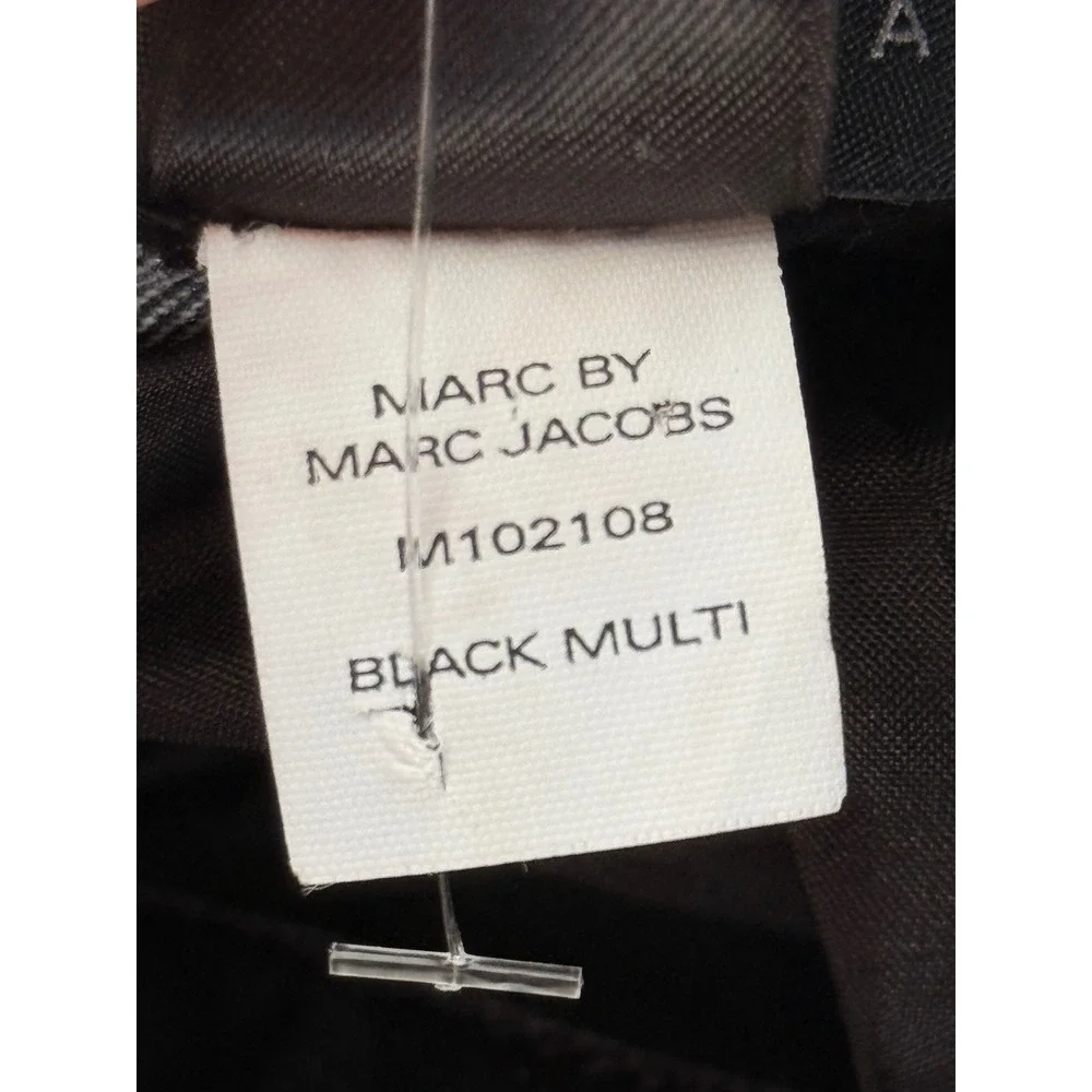 A6 Marc by Marc Jacobs Wool Pencil Skirt Velvet Trim Black Multi Tweed Modern